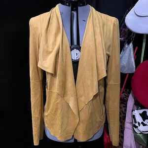 Mustard Suede Jacket-SOLD